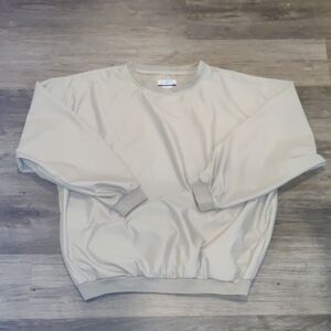 Classic Beige V-Neck Men's Sweater